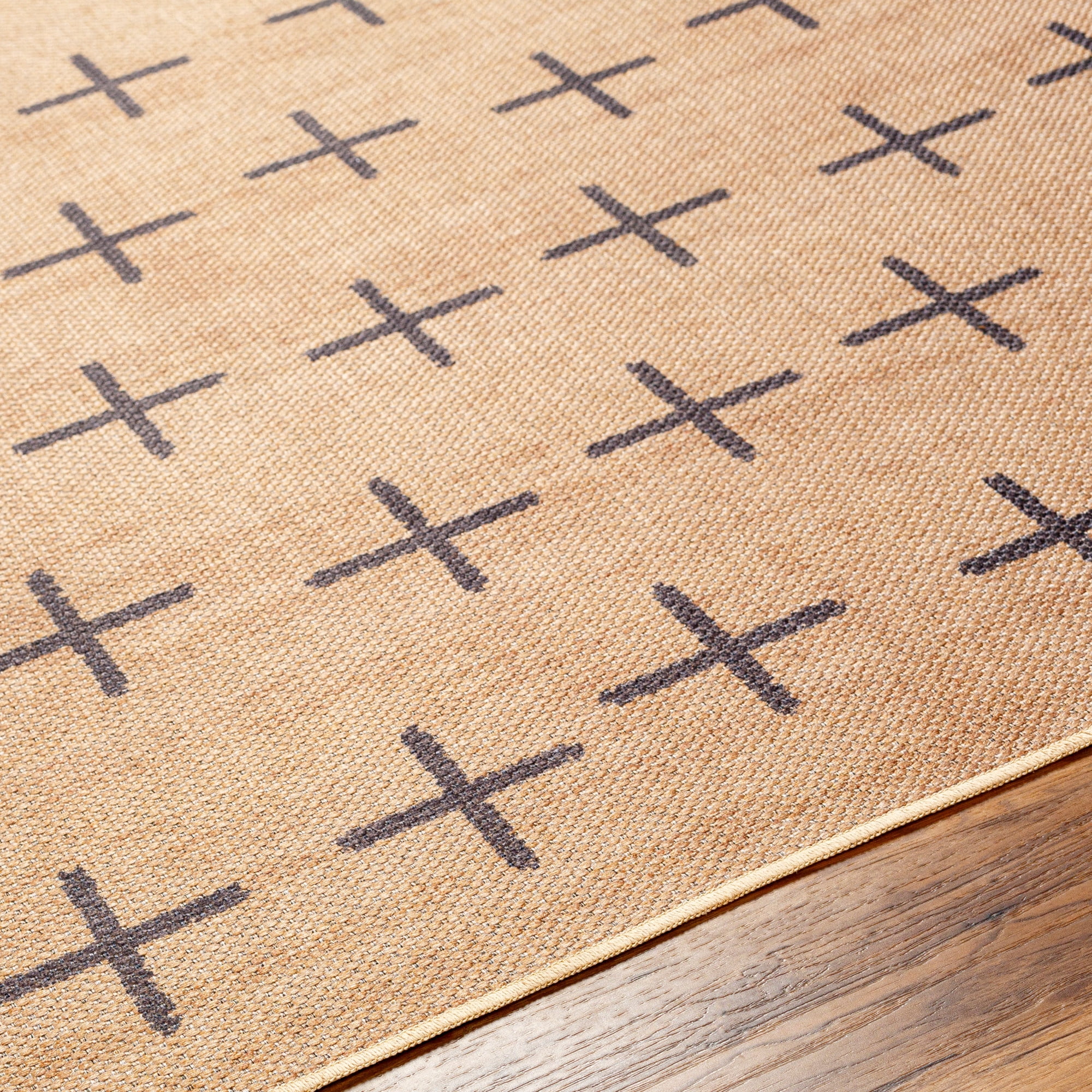 Artistic Weavers Ez Jute Machine Washable Area Rug, 9' x 12', Natural/Grey