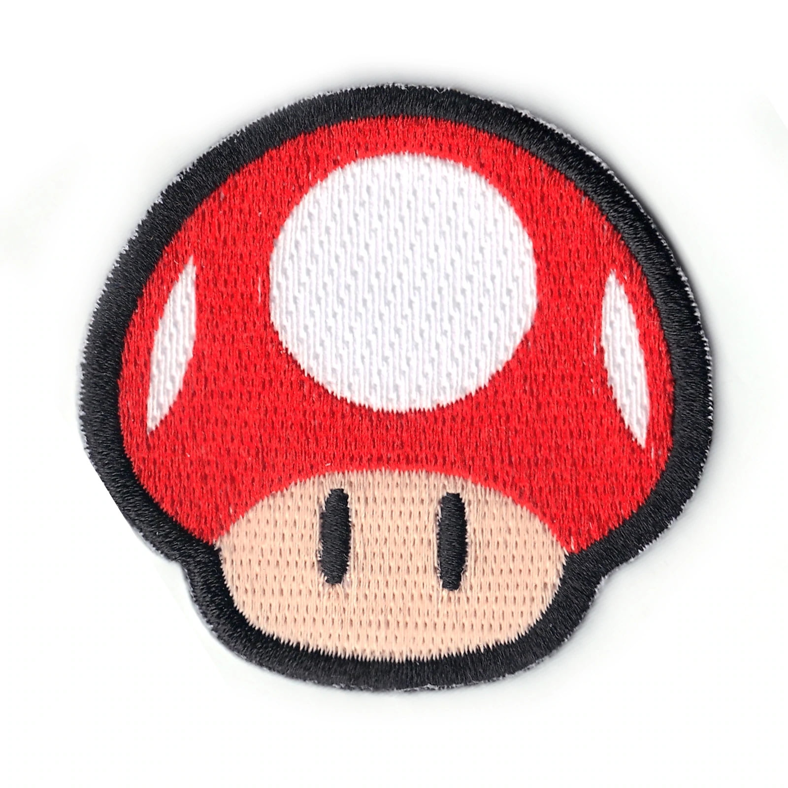 Super Mario Game Red Power Up Mushroom Embroidered Iron On Walmart.com
