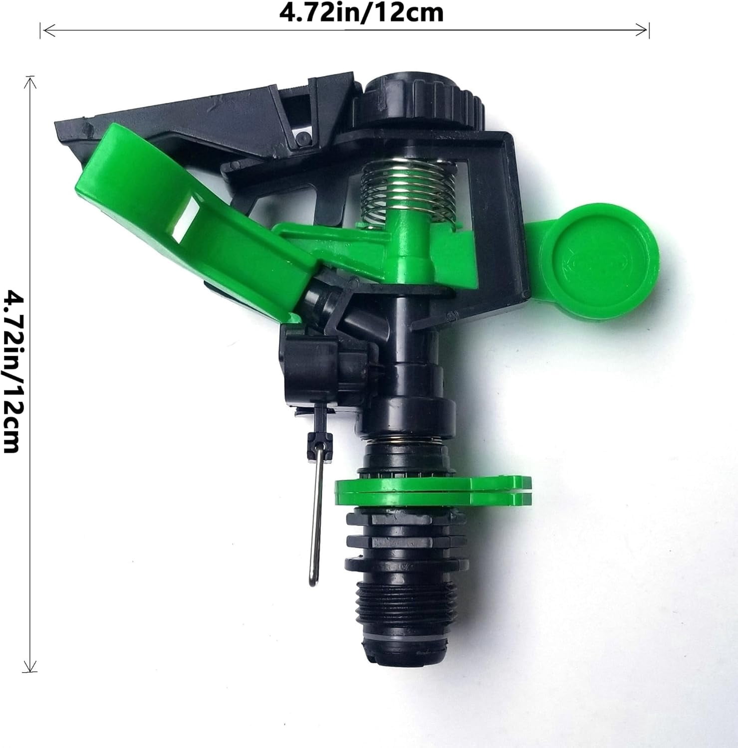 ABCISI Pulsating Tripod Lawn Sprinklers, Adjustable Flow