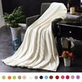 thumbnail image 5 of Matoen Fleece Blanket, Soft Cozy Blanket, Fuzzy Flannel Lightweight Blanket for Bed, Sofa, Couch, Travel, Camping, 39 x 55 Inches, 5 of 6
