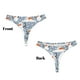 thumbnail image 3 of Balery Happy Snowmen Snowfall Tangas de Algodón para Mujer con Estampado – Ropa Interior Sexy, Transpirable, G-string-X-Large, 3 of 6