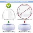 thumbnail image 4 of Tapones de repuesto para biberones Maymom para Avent Natural, paquete de 4, 4 of 8