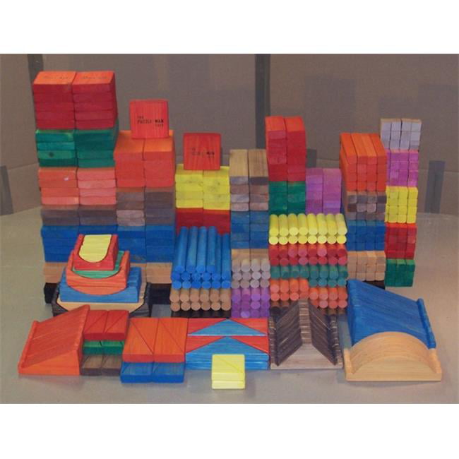 Assorted Wooden Building Blocks and Puzzles 8 Items NEW Wooden Educational Toy 