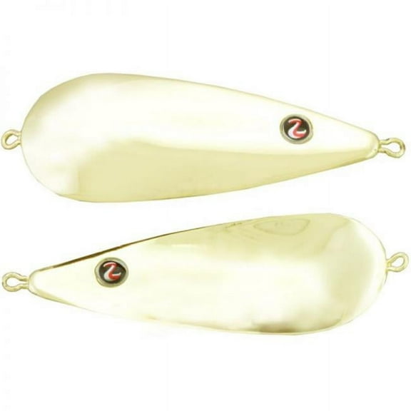 River2Sea WWS100-02 World Wide Spoon 100 Bait Lures, 02 Gold