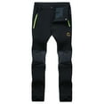 thumbnail image 4 of Bigersell Women's High Tapered Pant Full Length Pants Women's Outdoor Mountaineering And Skiing Charge Stitching Warm Pants Trousers Cute Distressed Pants, 4 of 7
