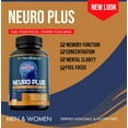 thumbnail image 3 of Healblend Neuro Plus Focus Booster - Advanced Brain Support Supplement with Vitamin B6, B12, Folate - Improves Memory, Concentration, Mental Clarity & Cognitive Function – 120 Capsules (2 Pack), 3 of 7