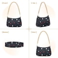 thumbnail image 7 of FORMRS Womens Shoulder Bag with Chain Strap Clutch Purse Cute Tote Handbag, Blue Stars Pattern, 7 of 7