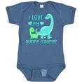 thumbnail image 3 of Inktastic I Love My Auntie-saurus Cute Brontosaurus Family Boys or Girls Baby Bodysuit, 3 of 5
