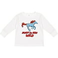 thumbnail image 3 of Inktastic Born to Run Wild Galloping Horse Boys or Girls Long Sleeve Toddler T-Shirt, 3 of 5