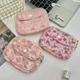 thumbnail image 4 of Huhudde Floral Change Purse Money Bag Coin Purse Small Storage Bag Quilted Wallets Change Bag Change Purse Lipstick Bag, 4 of 20