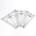 thumbnail image 2 of SPRING DIY Sewing Ruler 10pcs DIY Acrylic Patchwork Template Tool Set Sewing Patchwork Ruler Template For Splicing Quilting Dressmaking black line 1, 2 of 8