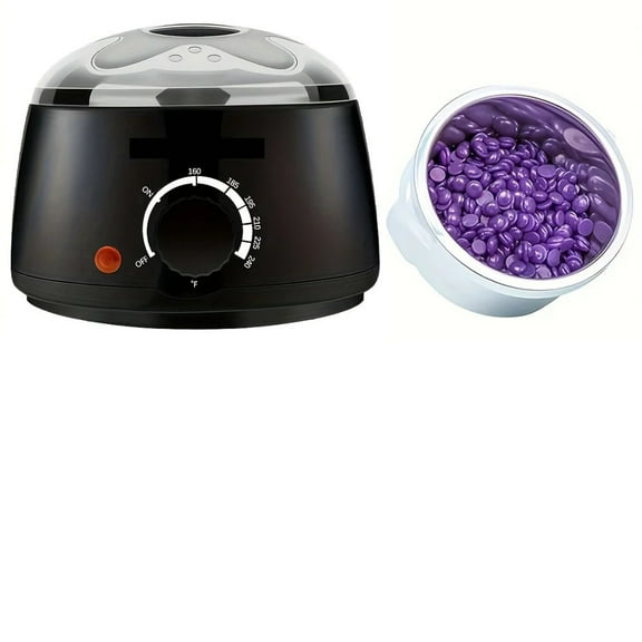 200ml Black Wax Melting Machine, Wax Heating, Wax Hair Removal and Wax Therapy Machine ,Easy to Use