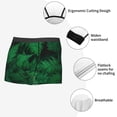 thumbnail image 6 of Haiem Green Leave Fern Men's Boxer Briefs, Every Day Comfort Stretch Cotton Moisture-Wicking Underwear-X-Large, 6 of 9