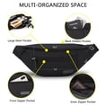 thumbnail image 3 of Riñonera Fanny Pack MAXTOP, grande, para mujer y hombre, 3 of 6