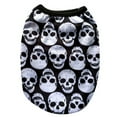 thumbnail image 1 of Ochine Pet Clothes Halloween Skeleton Print Pet Shirts Vest Soft Puppy Kitten Shirts Sleeveless Round Neck Pullover T-shirts Outfit Apparel Tank Tops Spring Summer for Small Medium Dogs Cats, S-5XL, 1 of 2