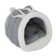 thumbnail image 2 of Orejas de conejo, perrera para gatos y perros, lavable a máquina, semicerrada, esponja elástica alta, zapatillas redondas, perrera para mascotas, color gris, 2 of 5