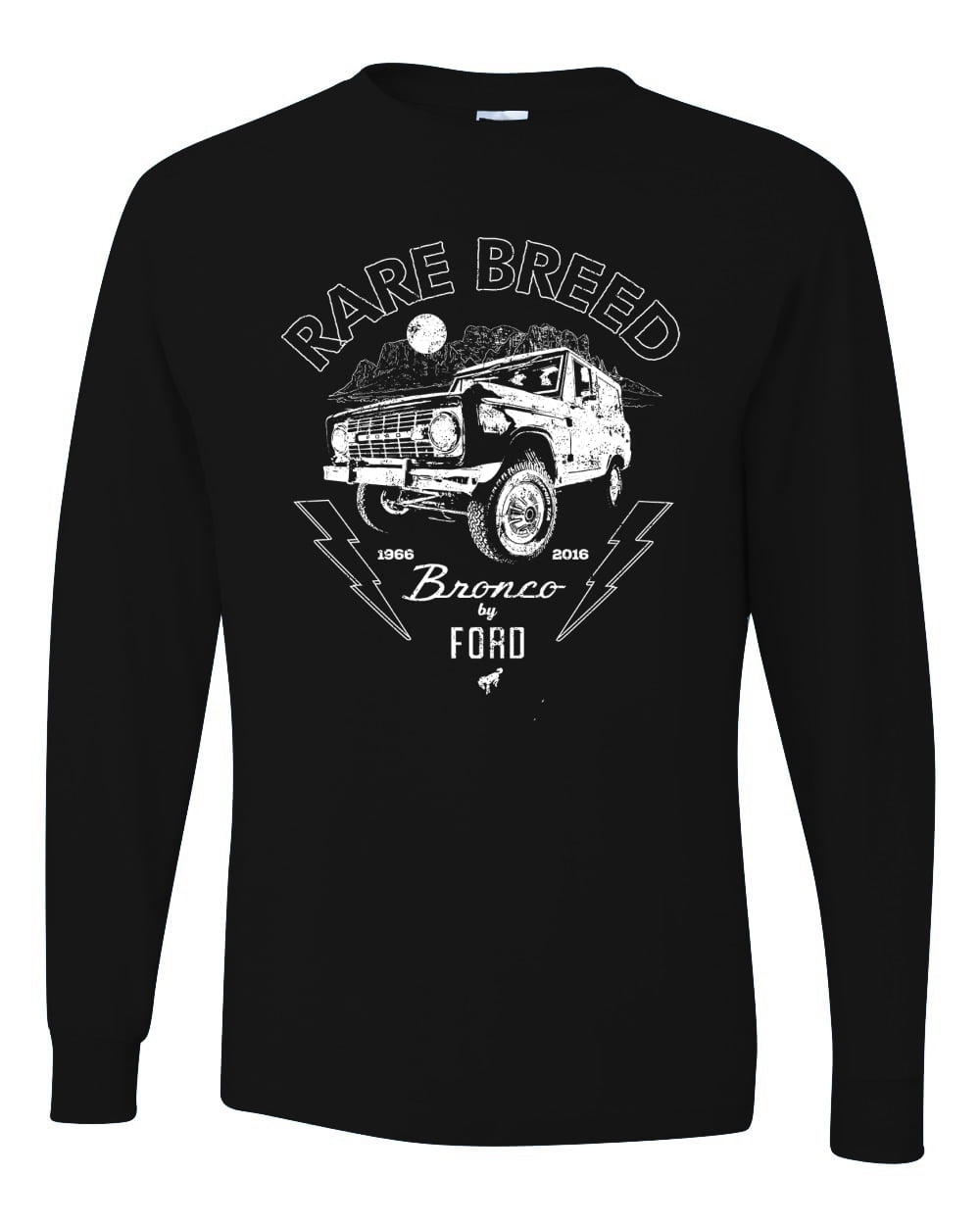 Wild Bobby Rare Breed Ford Bronco Men Long Sleeve Shirt