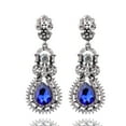 thumbnail image 3 of Joyería de Moda Damas Colgante Pendientes de Imitación Decoraciones de Color Azul Regalo para Mujeres, 3 of 9