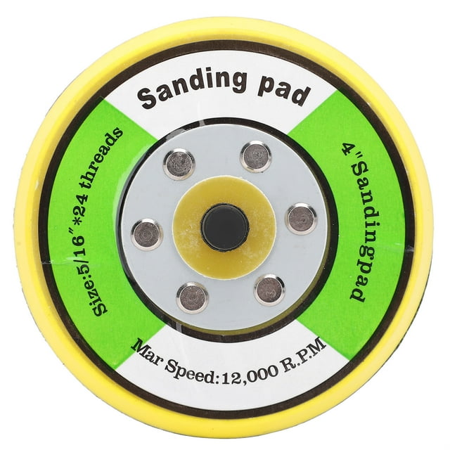 Sanding Pad, Installation 4in One-piece Molding Easy Replacement Buffing Pad For Grinding Edges And Surfaces