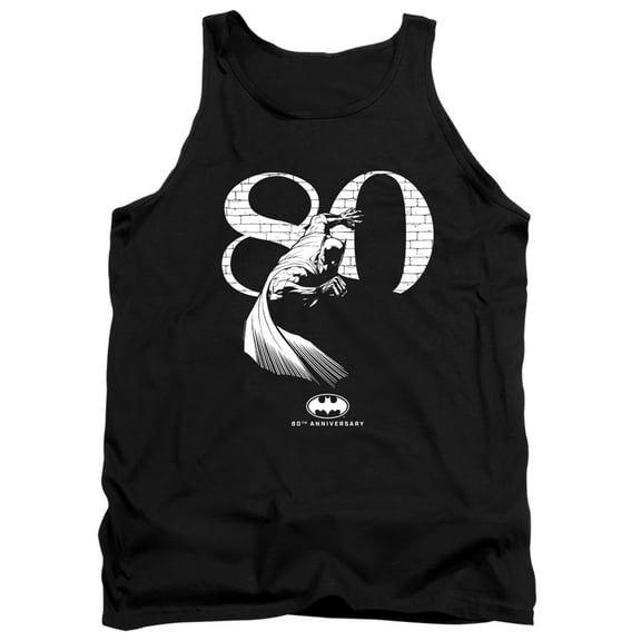 Batman 80 Wall Adult Tank Top Black