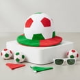 thumbnail image 6 of Vjnyvs Mexico Football Fans Hat Novelty Flag Pattern Hat Funny Cheer Accessories for Football Party Celebration Accessories, 6 of 7