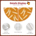 thumbnail image 3 of Daiia Autumn Orange Wheat Drawing Merry Christmas Tree Skirt , Xmas Large Lace-up Tree Skirt, Santa Snowflakes Rustic Home Decorations New Year Party Farmhouse Decor-48", 3 of 6