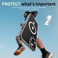 thumbnail image 2 of Compatible for iPhone 15 Case Clear, With Magnetic Shockproof Protective Phone Bumper - Clear, 2 of 7
