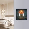 thumbnail image 5 of Dailycode Light Switch Plate Covers 2 Gang Wall Plate Plastics Outlet Covers for Kitchen Home Office Decor Rose Flower with Fireflies, 5 of 8