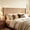 Natural, variant on HMstone Queen Size Boho Headboard Only, Modern Fluted Wall-Mounted Head Board with Lighting, Wood Bed Headboard Stylish Bedroom Decor, Natural