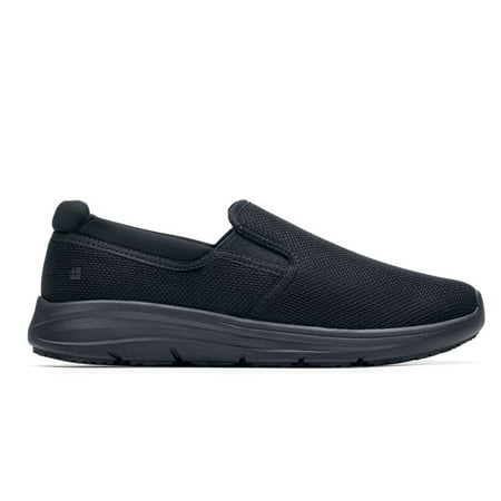 

Shoes For Crews Andy Men s Black Sneakers Slip and Water Resistant Work Shoes