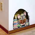 thumbnail image 4 of Pegatinas de pared de un metro, pegatinas de pared con forma de agujero de ratón, pegatinas de pared para decoración de sala de estar, pegatinas de pared autoadhesivas, 4 of 5