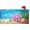 Beach Flip-flops, variant on Starfish Shells Flip-Flops Hat and Sunglasses On Beach Mailbox Cover Magnetic Summer Mailbox Wraps Post Box Cover Décor 21x18 in