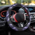thumbnail image 4 of Yuyamidu Skull Steering Wheel Cover Short Plush Car Steering Wrap for Sedan Fashion Car Decorative Accessories Men Auto Steering Wheel Protector, Purple, 4 of 7