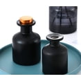 thumbnail image 4 of Lot de 1 Bouteille Diffuseur en Verre Vide Récipient d'Aromathérapie Pot Accessoires de Parfum à Utiliser pour Bricolage Remplacement Bâtons de Diffuseur Ensembles Huiles Essentielles Artisanat Déco (Noir), 4 of 7