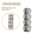 thumbnail image 2 of Whitmor Rotating 5-Shelf Hanging Closet Organizer with 30 Pockets, 2 of 2