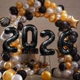 thumbnail image 4 of Globos YOUDICT 2026 negros con el número 40 para la fiesta de Año Nuevo, 4 of 7