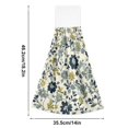 thumbnail image 6 of Yayeee Kitchen Hanging Hand Towels Set of 2 with Loop Bathroom Absorbent Tie Towel, Light Floral, 6 of 7