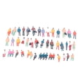 thumbnail image 3 of lionlar Miniature Figures Collectibles DIY Projects Layout Props Painted Mini Models 46pcs 18mm, 3 of 9