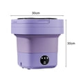thumbnail image 6 of Homerr Portable Washing Machine Foldable Washing Machine Low Noise 6.5L Portable Foldable Detachable Drain Basket Baby Clothes Briefs Washing Mini Washer, 6 of 7