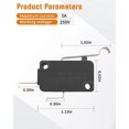 thumbnail image 3 of Micro Safety Switch Fit for Lennox Gas Fireplaces Inserts, Fit for Stoves H2327, 3 of 5
