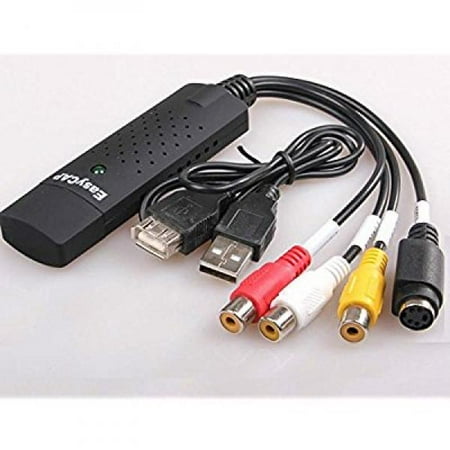 Easyday DC60 - USB 2.0 Video Capture Adapter with ChipSet UTV 007 and Video Editing Software Compatible