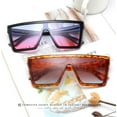 thumbnail image 4 of Men Women Retro Sunglasses Big Full Frame Dual Color Driving Riding Fashion Sun Glasses, 4 of 8