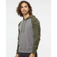 thumbnail image 2 of Independent Trading Co. Special Blend Raglan Hooded Sweatshirt, 2 of 5
