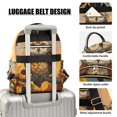 thumbnail image 4 of JIALIOU Mini Backpack Purse for Women Quilted Casual Daypack Small Travel Shoulder Bag, Cute Owl with Autumn Leaves, 4 of 7
