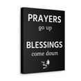 thumbnail image 6 of Inspirational Wall Art Prayers Go Up Motivation Wall Decor for Home Office Gym Inspiring Success Quote Print Ready to Hang Unframed, 6 of 17