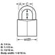 thumbnail image 3 of Candado de Aluminio Master Lock Negro Paquete de 4 Llaves Similares, 3 of 8