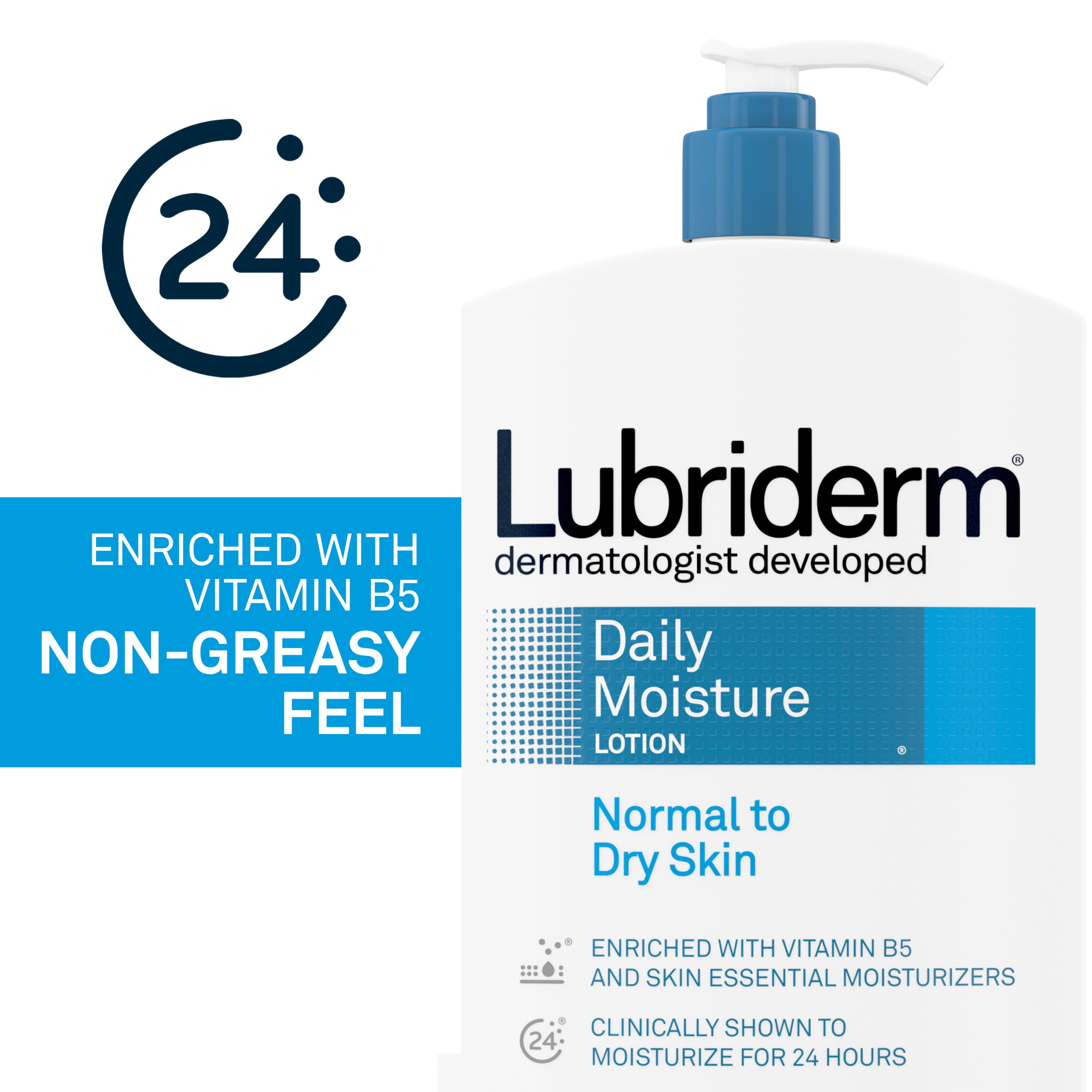 Lubriderm Daily Hydrating Lotion Pro-Vitamin B5, 24 oz -
