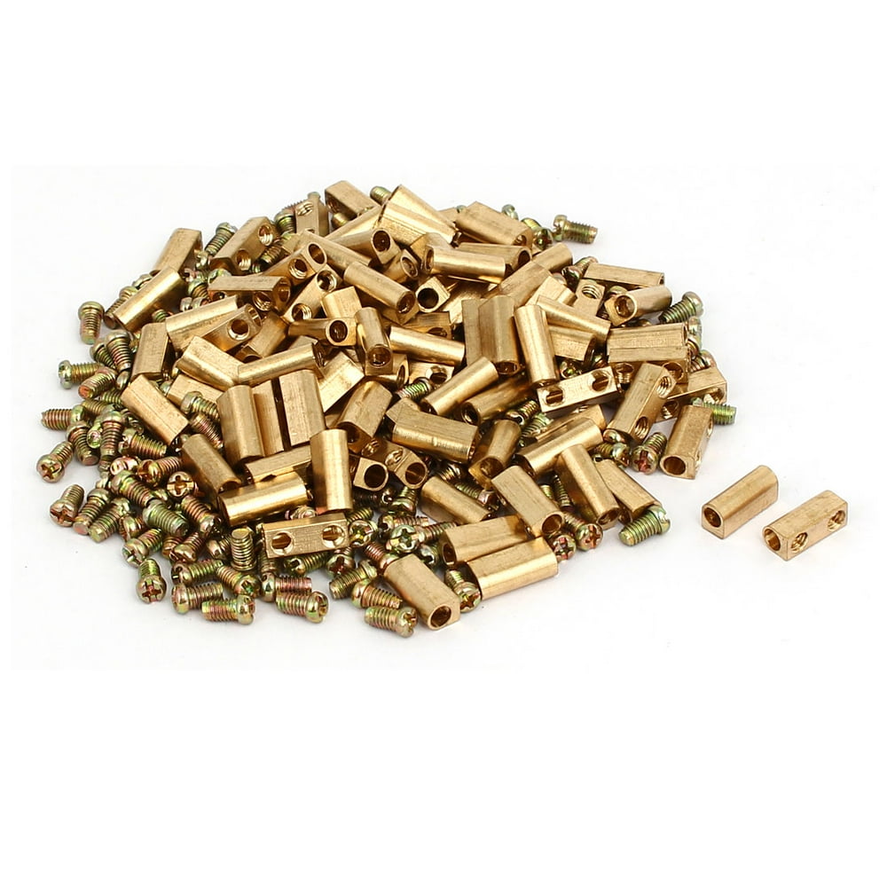 3mm Dia Brass Terminal Blocks Neutral Links Electrical Wire Connectors