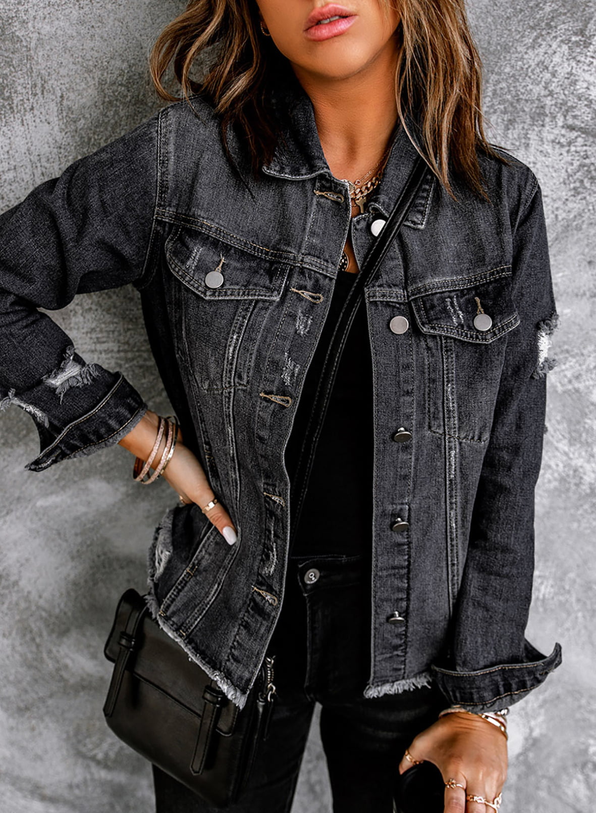 Belliskey Full Sleeve Solid Women Denim Jacket - Buy Belliskey Full Sleeve  Solid Women Denim Jacket Online at Best Prices in India | Flipkart.com