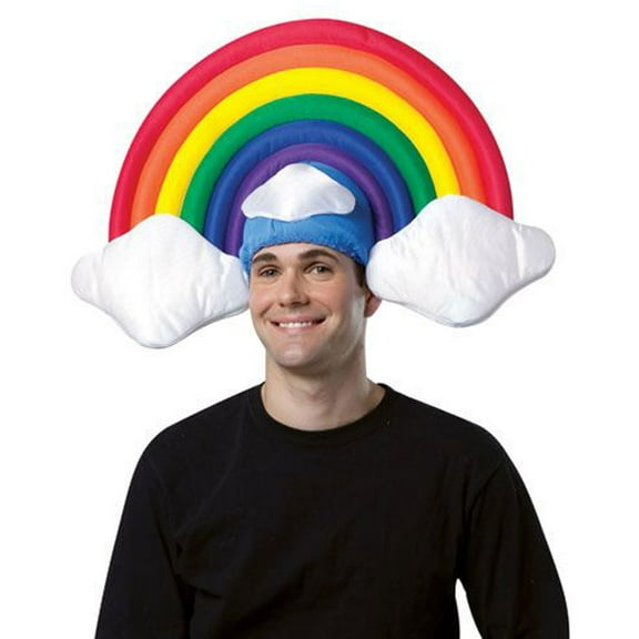 Rainbow Hat Adult Halloween Accessory
